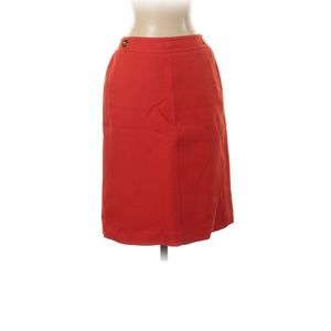 Talbots red casual skirt